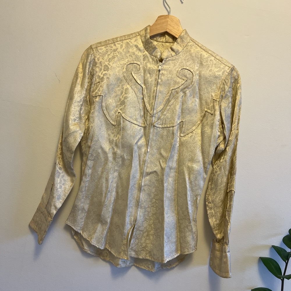 Off white western top vintage